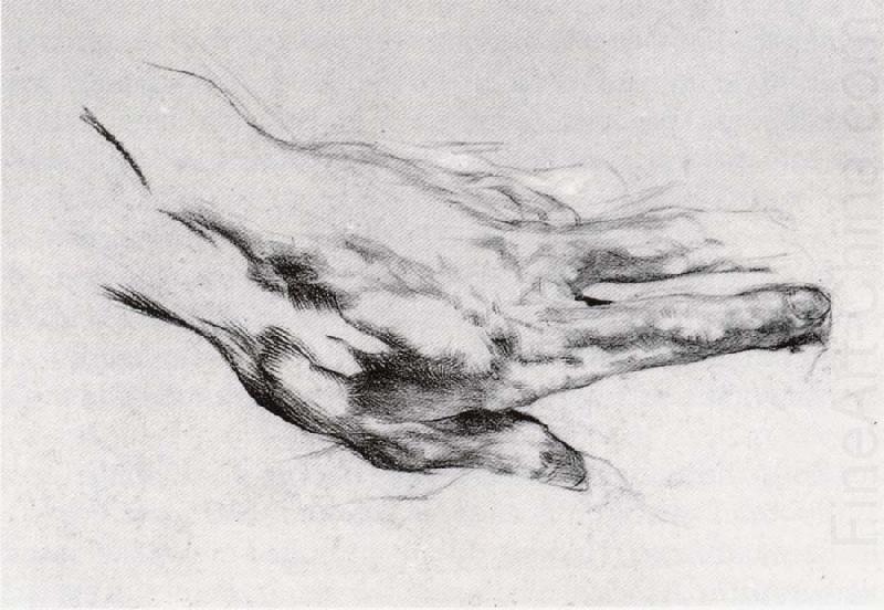 The Artist's Left hand, Mikhail Vrubel